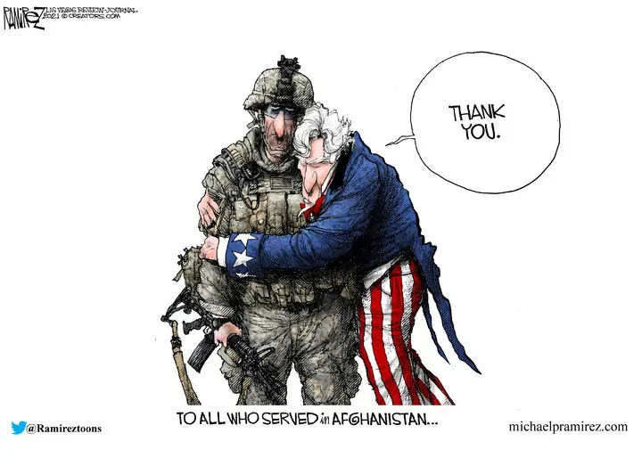 Michael Ramirez for Aug 22, 2021