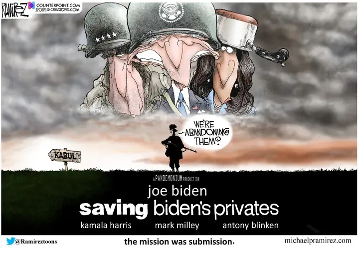 Michael Ramirez for Sep 03, 2021