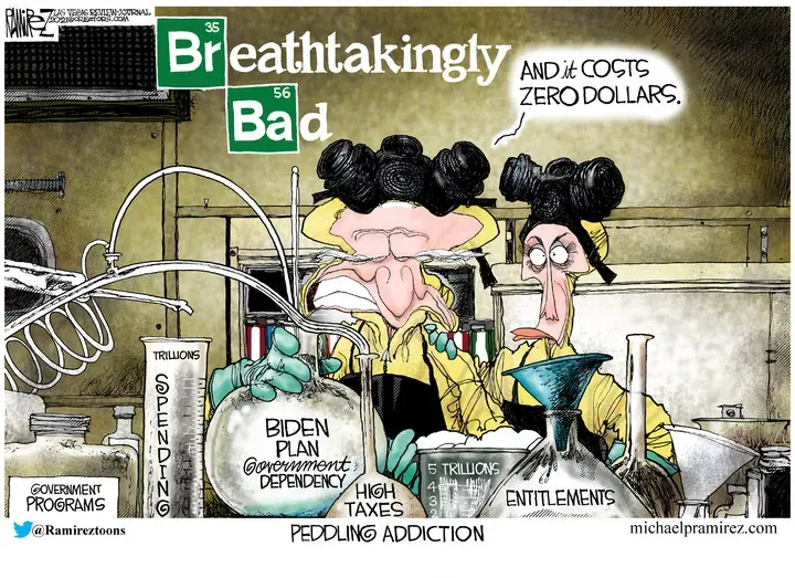 Michael Ramirez for Sep 28, 2021