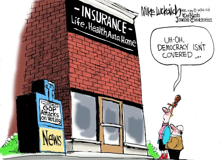 Mike Luckovich for Oct 24, 2021