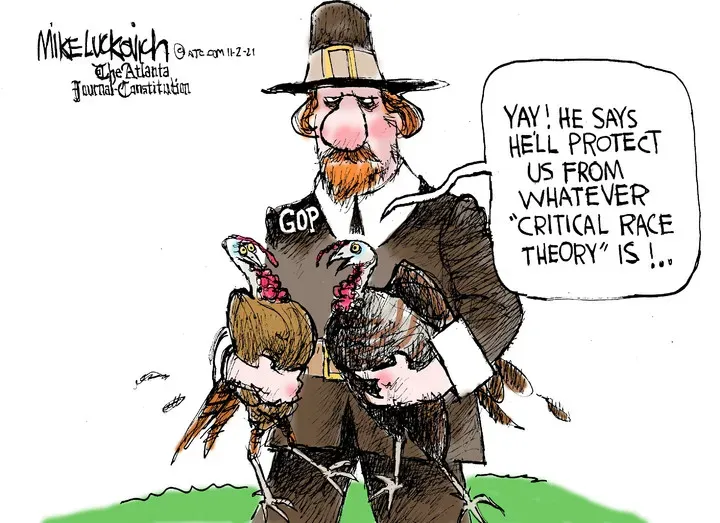 Mike Luckovich for Nov 03, 2021