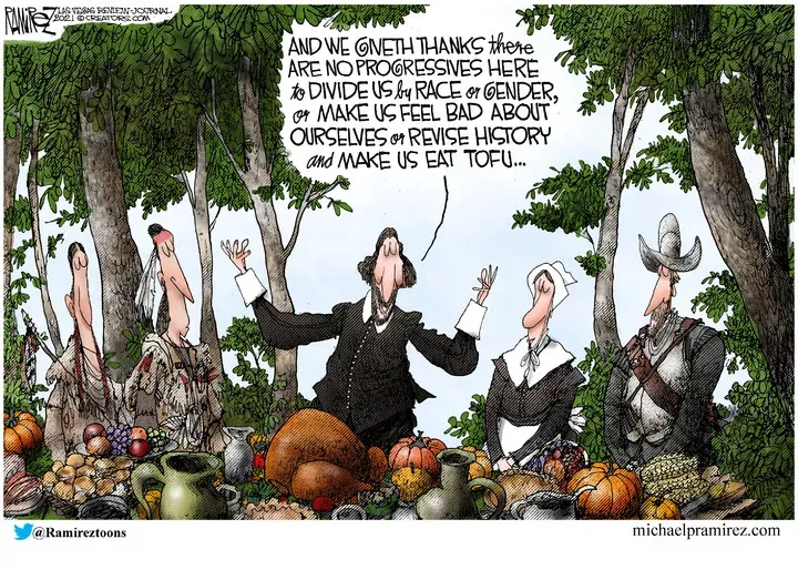 Michael Ramirez for Nov 25, 2021