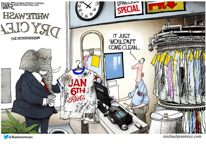 Michael Ramirez for Jan 06, 2022