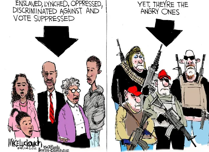 Mike Luckovich for Feb 15, 2022