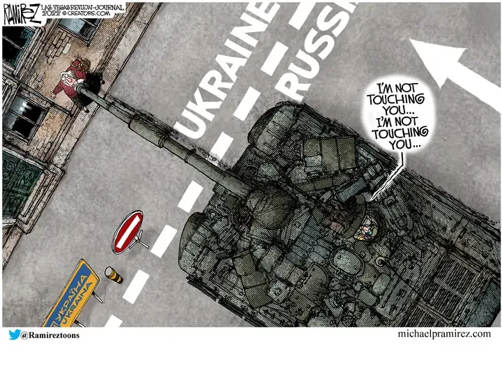 Michael Ramirez for Feb 20, 2022