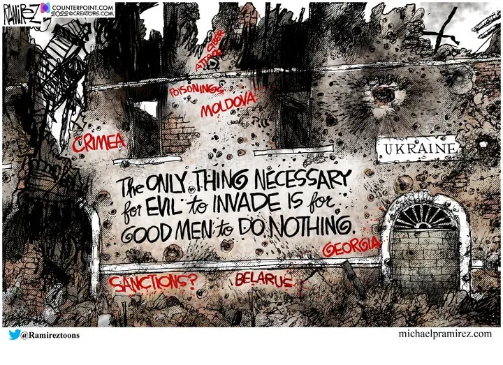 Michael Ramirez for Feb 25, 2022