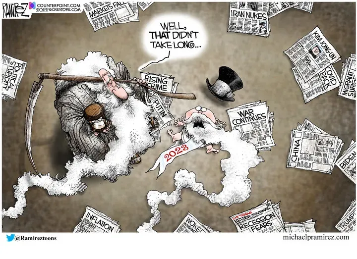Michael Ramirez for Dec 31, 2022