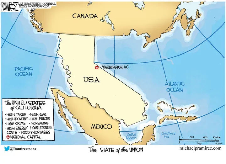 Michael Ramirez for Feb 08, 2023