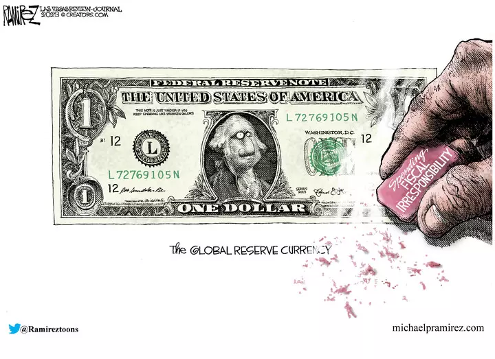Michael Ramirez for Apr 20, 2023