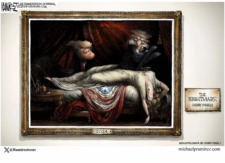 Michael Ramirez for Aug 14, 2023