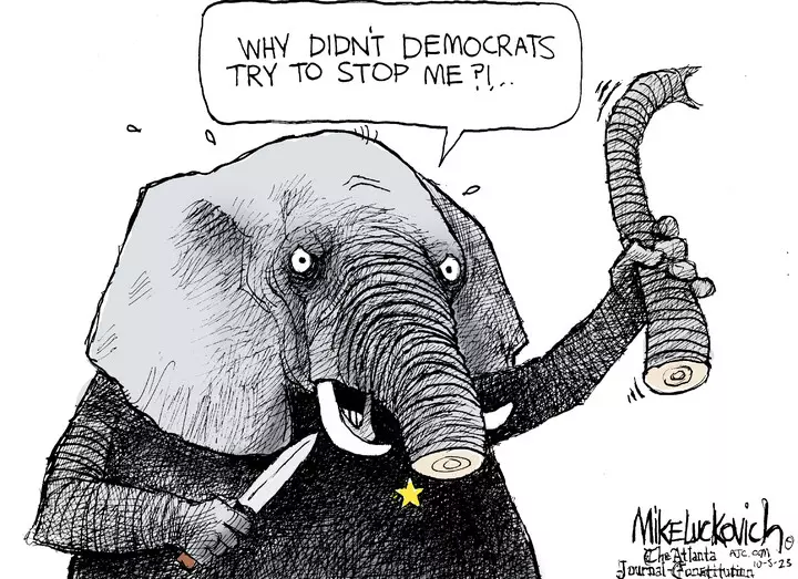 Mike Luckovich for Oct 05, 2023