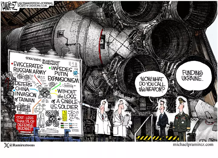 Michael Ramirez for Oct 22, 2023