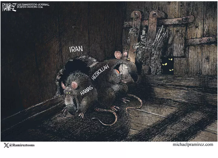 Michael Ramirez for Oct 25, 2023