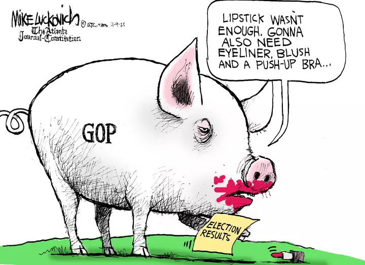 Mike Luckovich for Nov 09, 2023