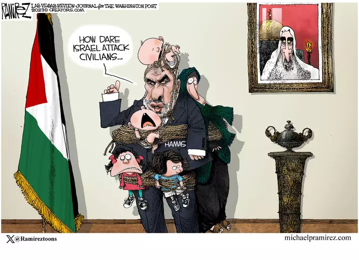 Michael Ramirez for Nov 14, 2023