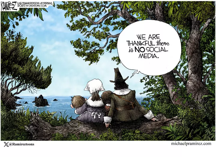 Michael Ramirez for Nov 23, 2023