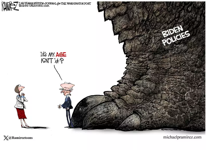 Michael Ramirez for Dec 05, 2023