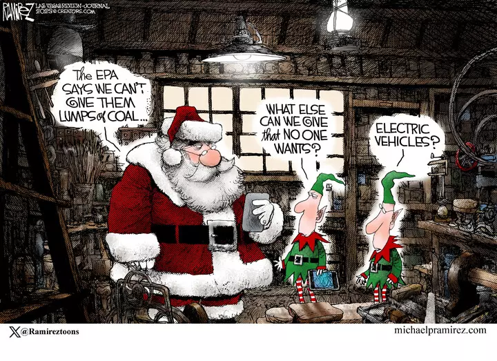 Michael Ramirez for Dec 18, 2023