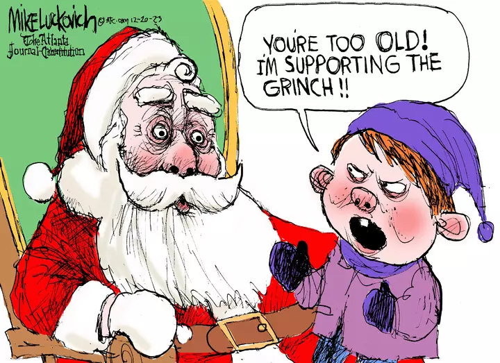 Mike Luckovich for Dec 20, 2023