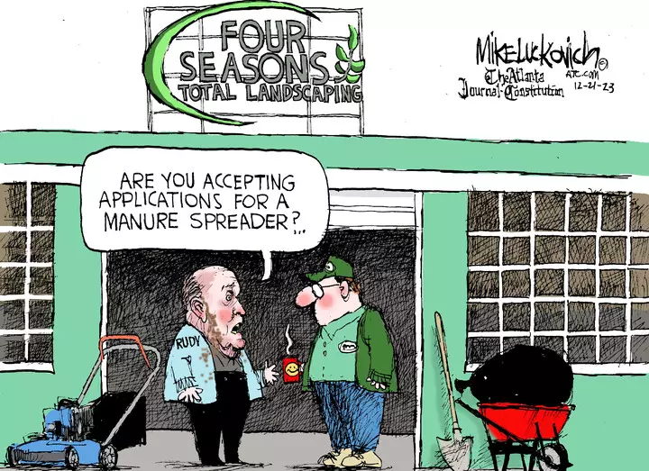 Mike Luckovich for Dec 21, 2023