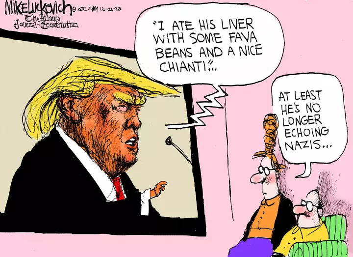 Mike Luckovich for Dec 22, 2023