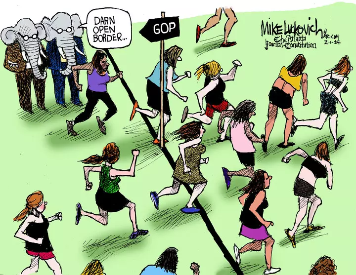 Mike Luckovich for Feb 01, 2024