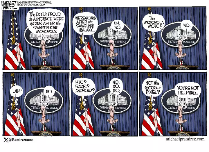 Michael Ramirez for Mar 22, 2024