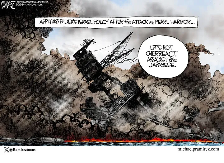 Michael Ramirez for Apr 19, 2024
