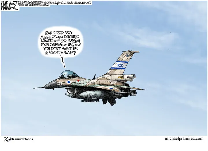 Michael Ramirez for Apr 20, 2024