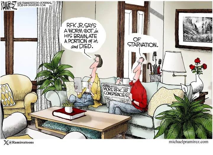 Michael Ramirez for May 12, 2024