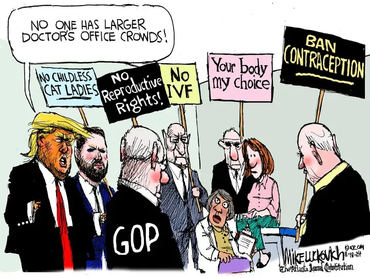 Mike Luckovich for Aug 18, 2024