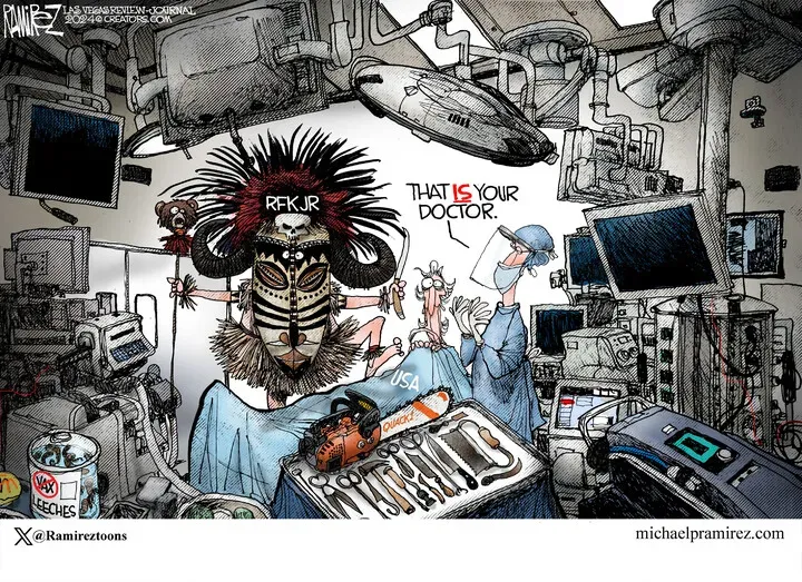 Michael Ramirez for Nov 21, 2024