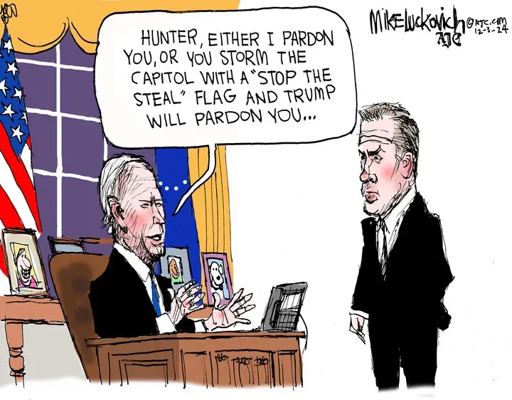 Mike Luckovich for Dec 03, 2024