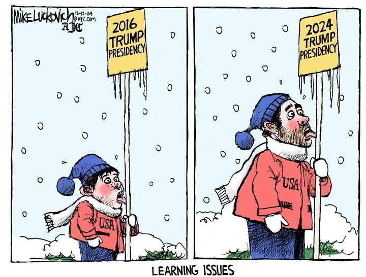 Mike Luckovich for Dec 12, 2024