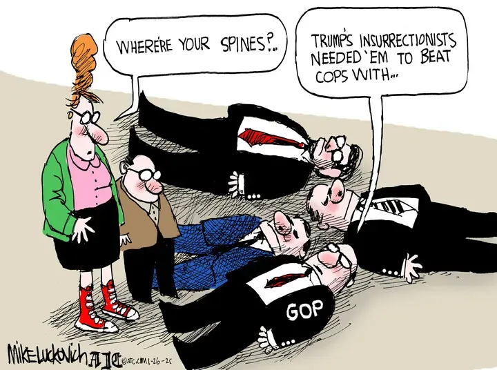 Mike Luckovich for Jan 26, 2025